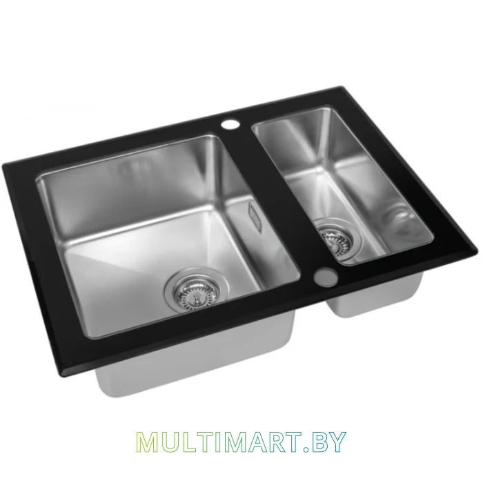 Кухонная мойка ZorG GS 6750-2 black
